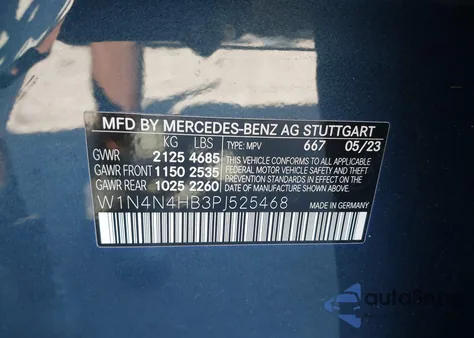 2023 Mercedes-Benz Gla 250 4Matic from USA, damaged, VIN W1N4N4HB3PJ525468